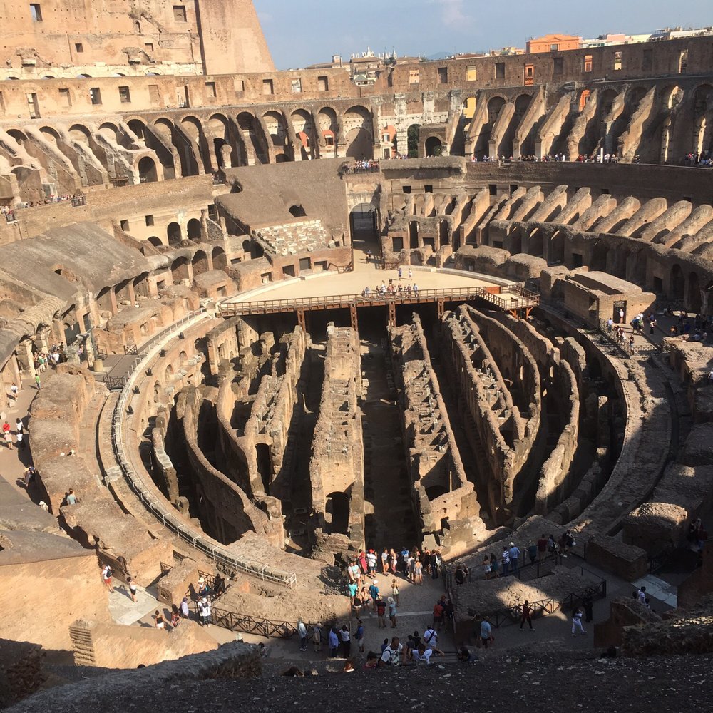 Colosseo - View from the top tier - Local Flavor Near Me - Rome, RM