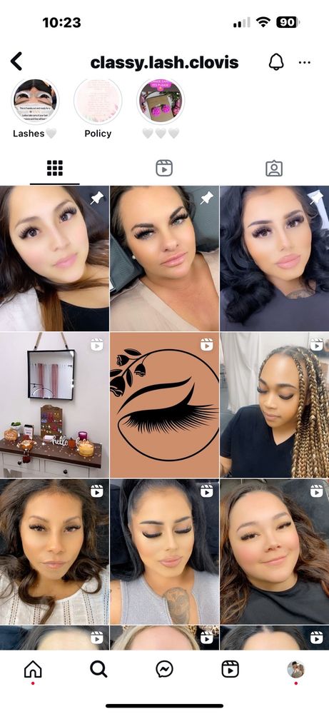 Classy Lash Clovis Logo