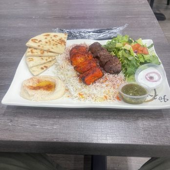Falafel Flare - Chicken and Lamb Kabab combo - Mediterranean Near Me - Hayward, California Falafel Flare - Chicken and Lamb Kabab combo - Mediterranean Near Me - Hayward, California