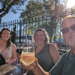 Enjoying some Moscato and Cab Enjoying some Moscato and Cab