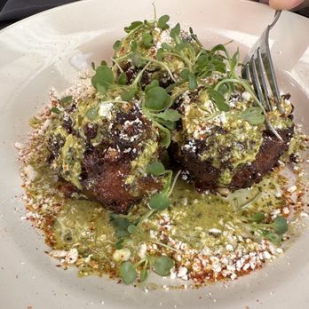 Manuscript - Mexican Street Corn Fritters - Cocktail Bars Near Me - Tacoma, Washington Manuscript - Mexican Street Corn Fritters - Cocktail Bars Near Me - Tacoma, Washington