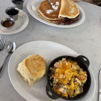 Big Bad Breakfast - Greystone - BBB scramble with a biscuit. Flapjacks and bacon. - Breakfast & Brunch Near Me - Birmingham, Alabama Big Bad Breakfast - Greystone - BBB scramble with a biscuit. Flapjacks and bacon. - Breakfast & Brunch Near Me - Birmingham, Alabama