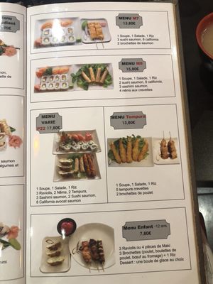 Menu photo 6 Sushi Yaki Paris, 75