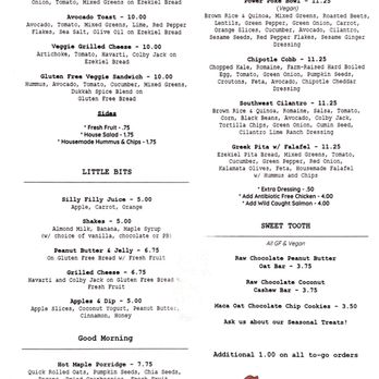 Trough Juice Bar - Menu - Salad Near Me - Richmond, Texas