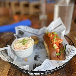 The Manhattan OKC - New England Lobster Roll with spicy coleslaw
