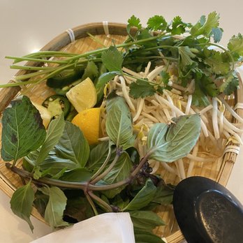 Pho Ba 9 - a bowl of noodles and greens - Vietnamese Near Me - San Antonio, Texas