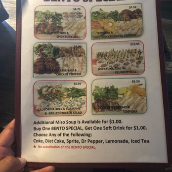 Chopstix - Bento specials - Sushi Bars Near Me - San Diego, California
