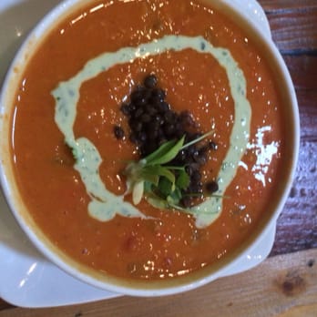Four Cafe - Spicy lentil soup - spring menu - New American Near Me - Los Angeles, California Four Cafe - Spicy lentil soup - spring menu - New American Near Me - Los Angeles, California