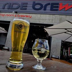 Wild Ride Brewing - Phil's Phil's and Pinot Gris on a cloudy afternoon