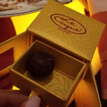 Le Cirque - Cute keepsake box containing truffles - French Near Me - Las Vegas, Nevada Le Cirque - Cute keepsake box containing truffles - French Near Me - Las Vegas, Nevada