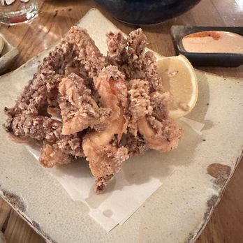 Nute's - Geso Age - crispy fried squid legs marinated in soy sauce and yuzu kosho - Thai Near Me - San Francisco, California Nute's - Geso Age - crispy fried squid legs marinated in soy sauce and yuzu kosho - Thai Near Me - San Francisco, California