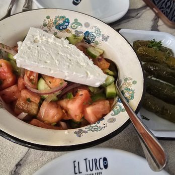 El Turco Turkish Food - Salad with feta cheese - Turkish Near Me - Miami, Florida