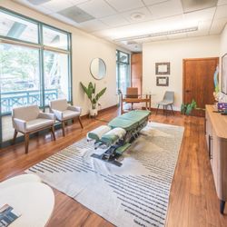 Crystal Springs Chiropractic - Dr. Jordan's Chiropractic treatment room.