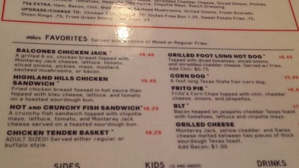 Menu photo 5 Phil's Icehouse Austin, TX Menu photo 5 Phil's Icehouse Austin, TX