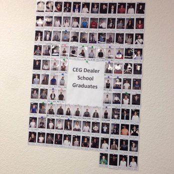 CEG Dealer School - Just some of the graduates from the school. I just became one of them:) Come give this place a look. Live games being played all the time - Specialty Schools Near Me - Las Vegas, Nevada CEG Dealer School - Just some of the graduates from the school. I just became one of them:) Come give this place a look. Live games being played all the time - Specialty Schools Near Me - Las Vegas, Nevada