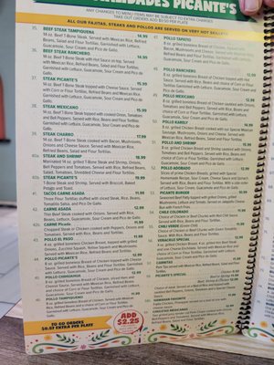 Menu photo 4 Picante’s Mexican Grill Clinton, MS Menu photo 4 Picante’s Mexican Grill Clinton, MS