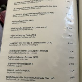 Osteria del cavaliere - Food menu - Italian Near Me - Verona, VR Osteria del cavaliere - Food menu - Italian Near Me - Verona, VR
