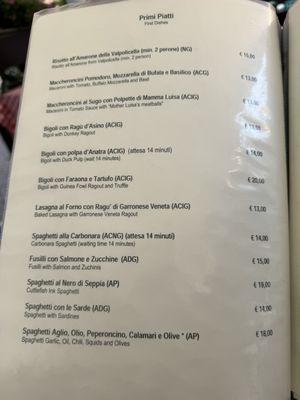 Menu photo 1 Osteria del cavaliere Verona, VR Menu photo 1 Osteria del cavaliere Verona, VR