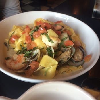 District 7 Grill - Pappardelle--shrimp, scallops, mussels and clams. - Breakfast & Brunch Near Me - Houston, Texas District 7 Grill - Pappardelle--shrimp, scallops, mussels and clams. - Breakfast & Brunch Near Me - Houston, Texas