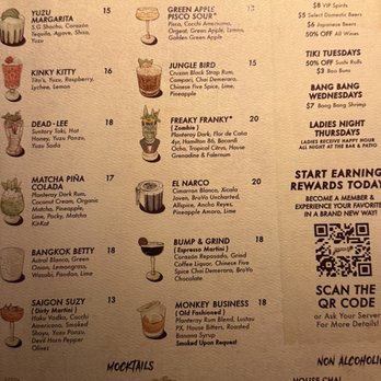 Roka Hula - Drink Menu 6/27/2026 - Beer, Wine & Spirits Near Me - Orlando, Florida