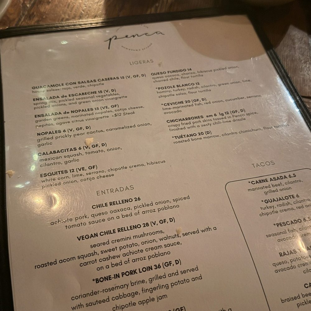 Penca - Menu - Mexican Near Me - Tucson, Arizona Penca - Menu - Mexican Near Me - Tucson, Arizona