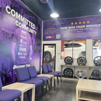 Discount Tire & Service Centers - Waiting area - Tires Near Me - Redlands, California Discount Tire & Service Centers - Waiting area - Tires Near Me - Redlands, California