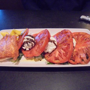 6Smith - Heirloom tomato salad with salmon. - Seafood Near Me - Wayzata, Minnesota