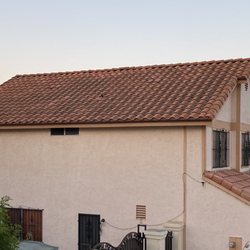 Picture Perfect Window Cleaning & Power Washing - Upper (main) roof uncleaned