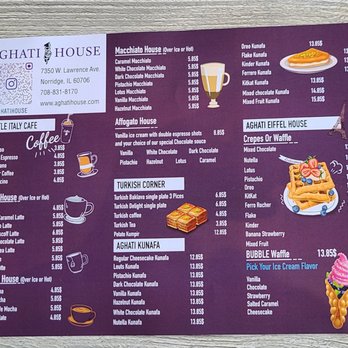 Aghati House - Menu - Burgers Near Me - Harwood Heights, Illinois