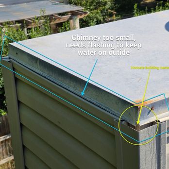 Emerald Gotcha Gutters - Missing chimney cap coverage - Gutter Services Near Me - Sandy, Utah Emerald Gotcha Gutters - Missing chimney cap coverage - Gutter Services Near Me - Sandy, Utah
