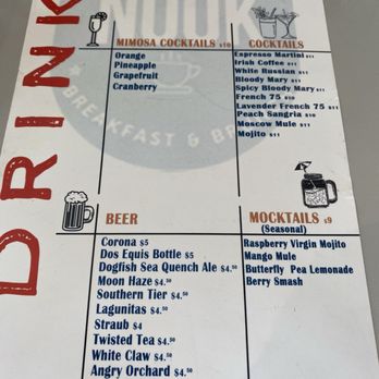 The Nook - Menu - New American Near Me - Pittsburgh, Pennsylvania