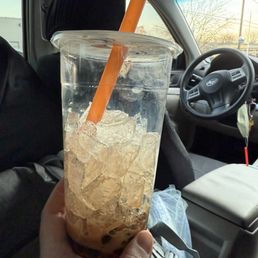 80% ice, 20% actual boba tea