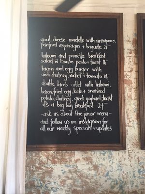 Menu photo 1 Anouk Paddington, QLD