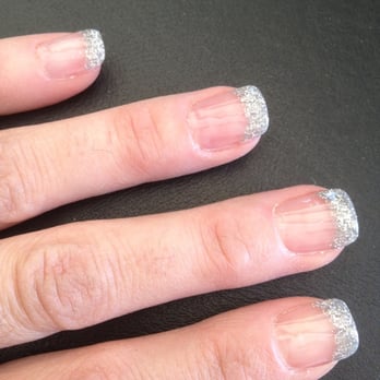 A & A Nails & Spa - Glitter solar nails - Nail Salons Near Me - Austin, Texas