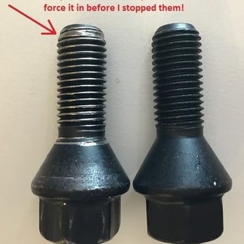 America's Tire - America's Tire Pasadena damaged (cross-threaded) my lug bolt and tried to force it into the hub, causing more damage to hub! - Tires Near Me - Pasadena, California America's Tire - America's Tire Pasadena damaged (cross-threaded) my lug bolt and tried to force it into the hub, causing more damage to hub! - Tires Near Me - Pasadena, California