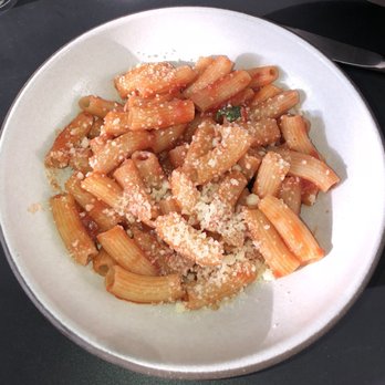 Corto - Rigatoni in a Calabrian chili sauce just ok.  It needed more sauce. - Italian Near Me - Jersey City, New Jersey
