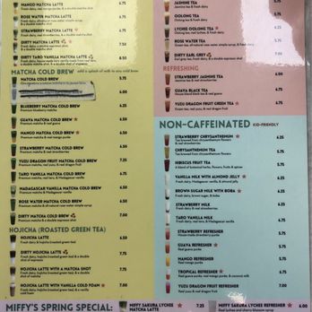 Junbi - Menu (Part 1) - Coffee & Tea Near Me - West Covina, California