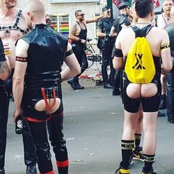 Folsom Straßenfest - Folsom Straßenfest und die Christl von der gelben Post ist auch dabei _  #folsom2016
