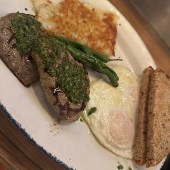 Beatrix - Streeterville - Chimichurri Steak & Eggs* so amazing - New American Near Me - Chicago, Illinois Beatrix - Streeterville - Chimichurri Steak & Eggs* so amazing - New American Near Me - Chicago, Illinois