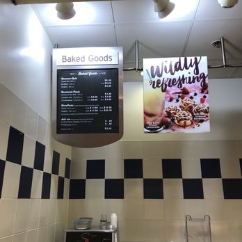 Cinnabon - a menu board above a kitchen counter - Bakeries Near Me - El Centro, California Cinnabon - a menu board above a kitchen counter - Bakeries Near Me - El Centro, California