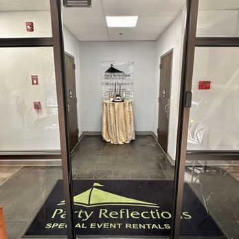Party Reflections - Showroom entrance - Party Equipment Rentals Near Me - Greensboro, North Carolina