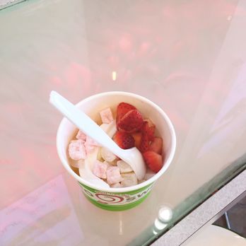 Coco Swirl - Tart yogurt ice cream with strawberries, lychee and mochi as toppings! They have strawberry mochi now too! - Ice Cream & Frozen Yogurt Near Me - Pleasant Hill, California Coco Swirl - Tart yogurt ice cream with strawberries, lychee and mochi as toppings! They have strawberry mochi now too! - Ice Cream & Frozen Yogurt Near Me - Pleasant Hill, California
