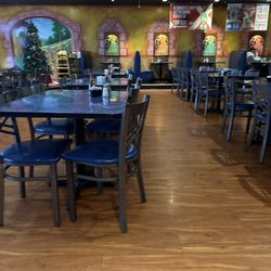 Good Tequila's Mexican Grill - Inside with Christmas tree