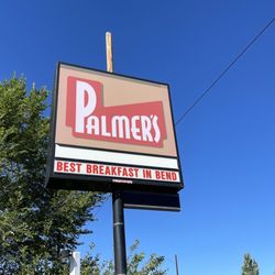 Palmer's Cafe - Their street sign.