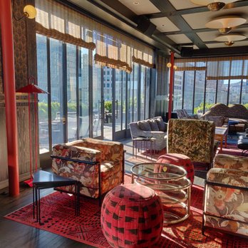 Charmaine’s - Views from indoor seating - Lounges Near Me - San Francisco, California