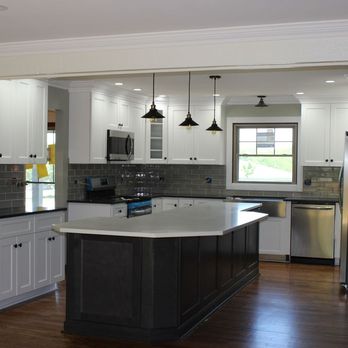 Kitchen & Bath Authority - a kitchen with a large island - General Contractors Near Me - Wheaton, Illinois