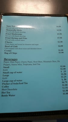 Menu photo 1 Shasta Lanes Redding, CA