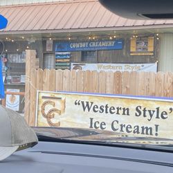 Cowboy Creamery Western Style Ice Cream - Front of the shop