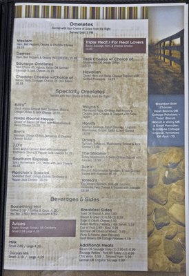 Menu photo 1 The Red Caboose Cafe Clovis, CA