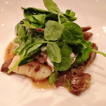 Duo Restaurant - Lamb with gnocchi. Tender but salty and bland. - New American Near Me - Denver, Colorado